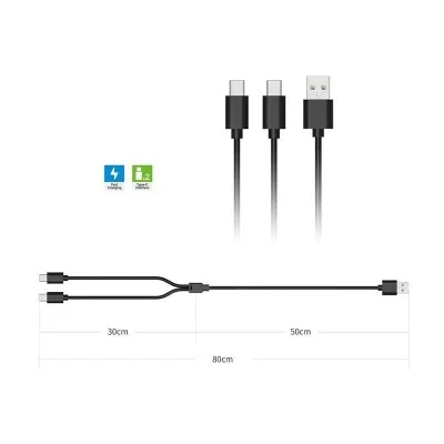 Dobe Charging Cable for PS VR2 - Black